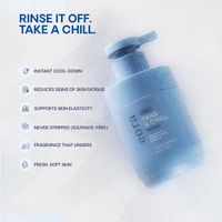 Take a Chill Body Cleanse benefits: instant cool-down, sulphate-free, fresh soft skin