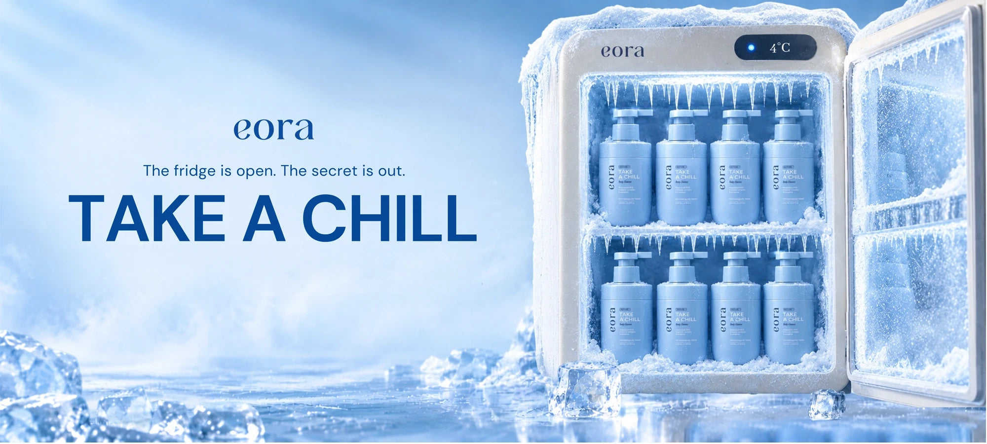 Eora Take a Chill: the fridge is open, the secret is out. Shop the magnesium body cleanse and body cream.